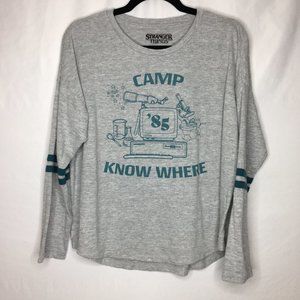 Stranger Things camp know where graphic tee N3